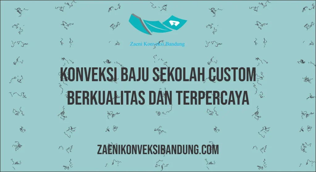 Konveksi Baju Sekolah Custom Berkualitas dan Terpercaya