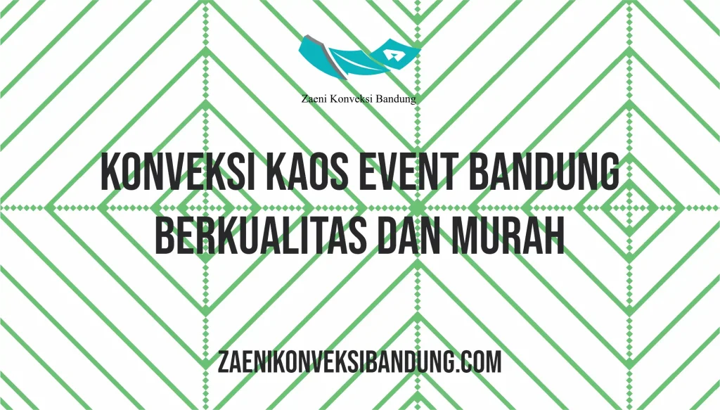 Konveksi Kaos Event Bandung Berkualitas dan Murah