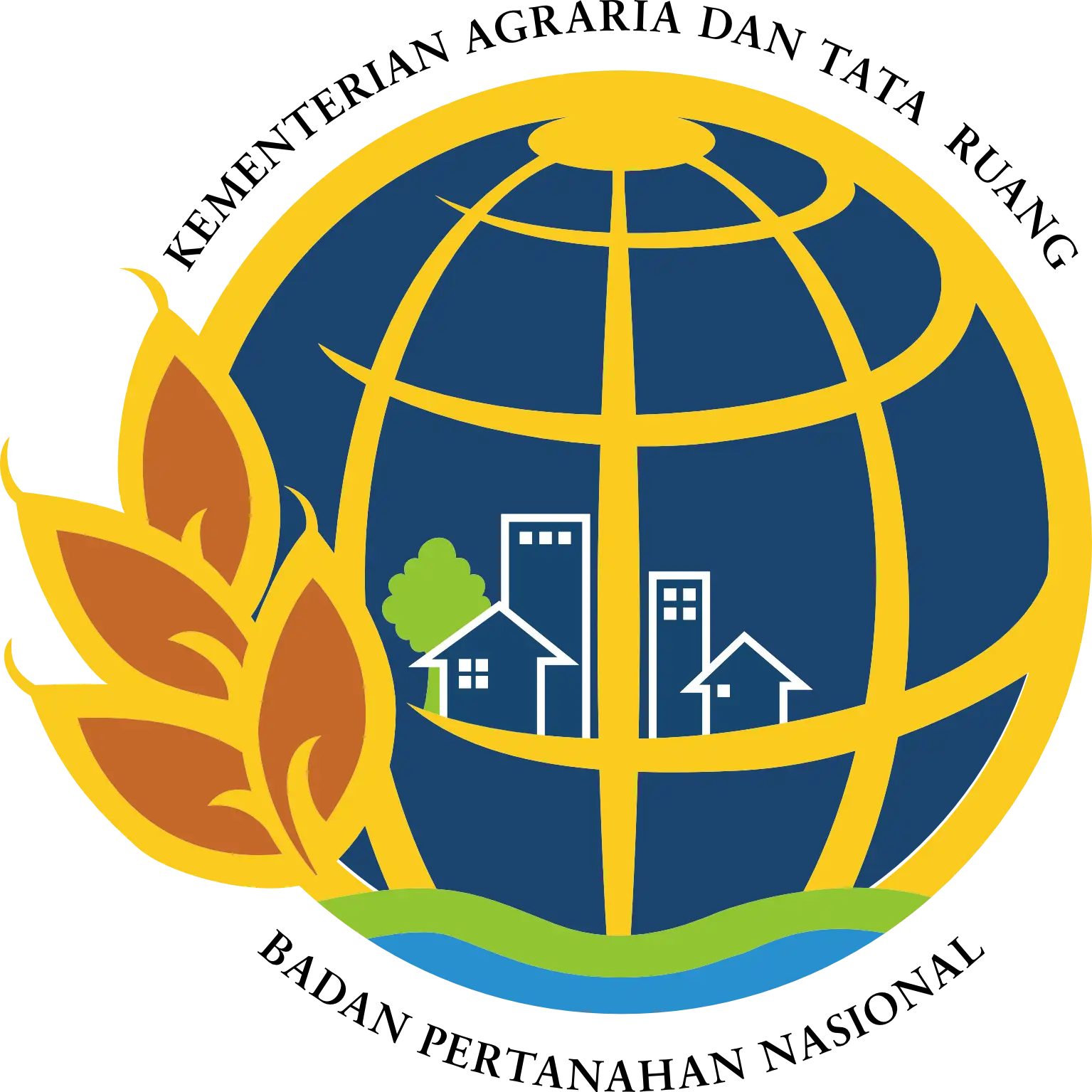 Logo Kementerian Agraria dan Tata Ruang (ATR-BPN) (CDR-X4) - Logopedia