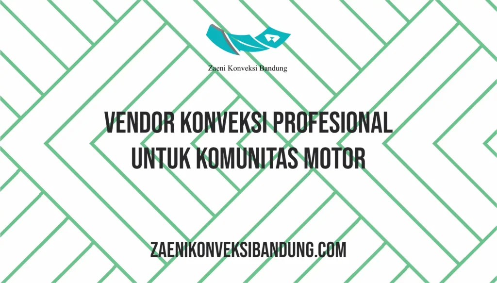 Vendor Konveksi Profesional untuk Komunitas Motor