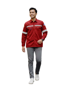 Contoh bahan drill untuk seragam kerja lapangan