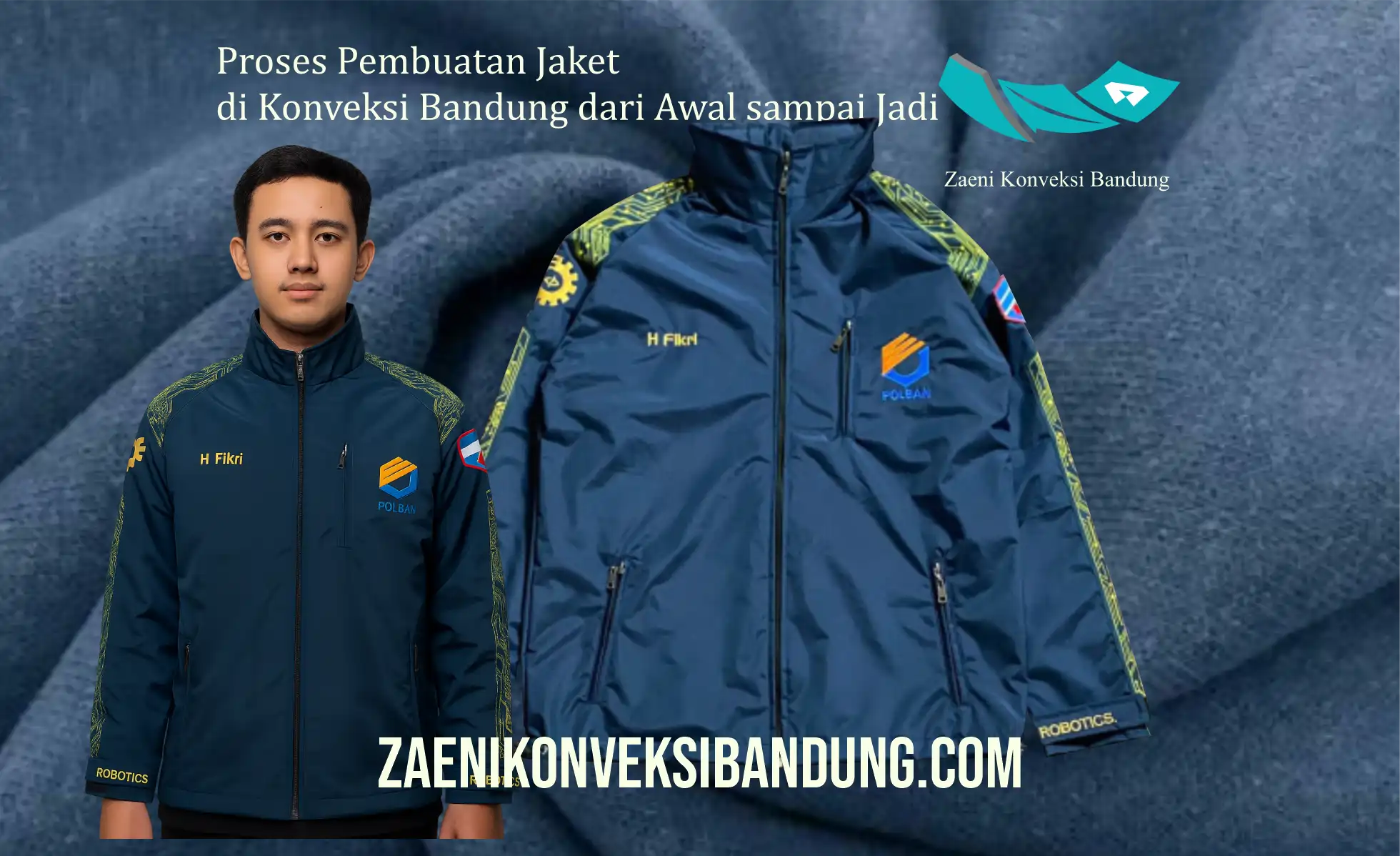 Proses Pembuatan Jaket di Konveksi Bandung dari Awal sampai Jadi