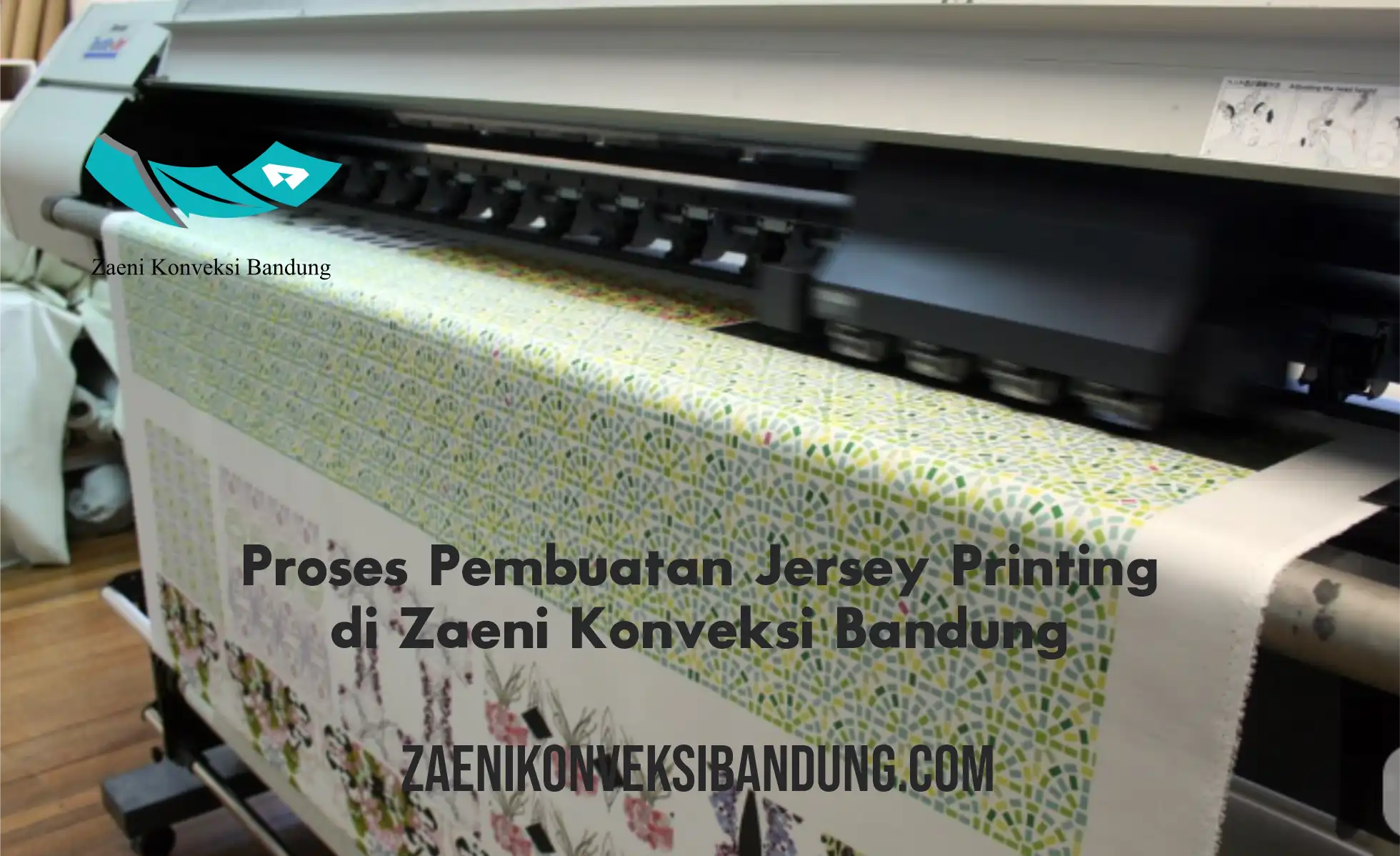 Proses Pembuatan Jersey Printing di Zaeni Konveksi Bandung
