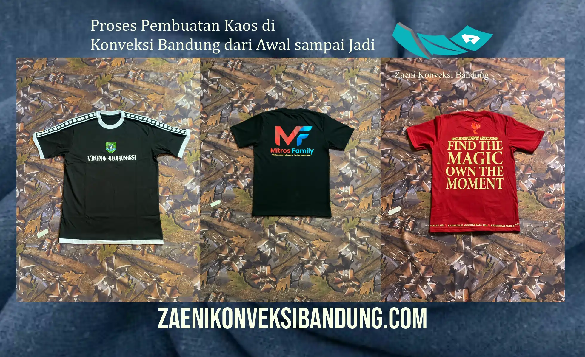 Proses Pembuatan Kaos di Konveksi Bandung dari Awal sampai Jadi