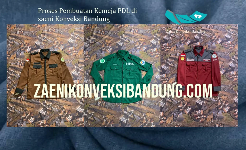 Proses Pembuatan Kemeja PDL di Konveksi Bandung