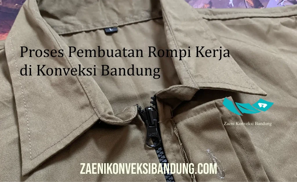 Proses Pembuatan Rompi Kerja di Konveksi Bandung