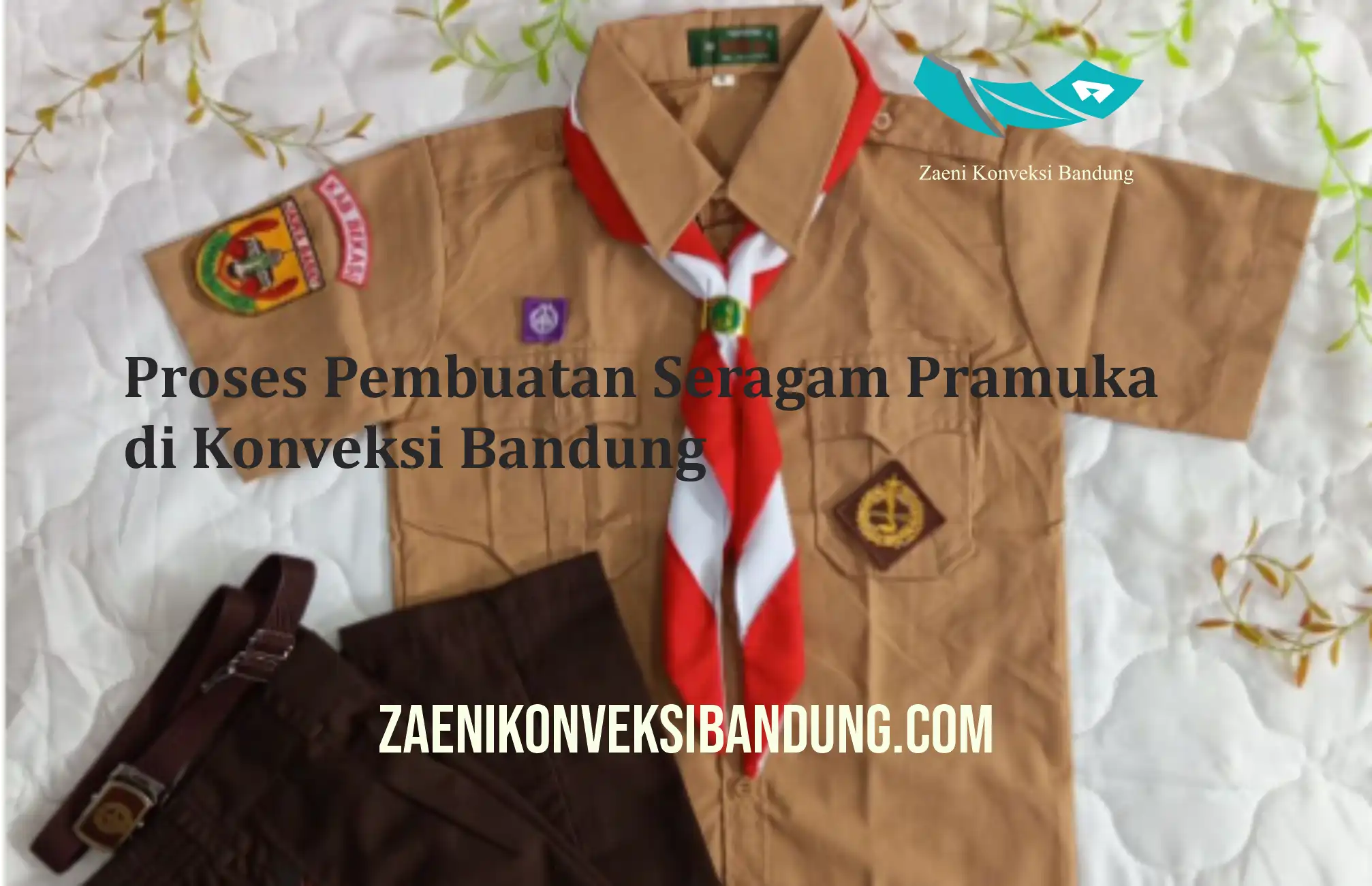 Proses Pembuatan Seragam Pramuka di Konveksi Bandung